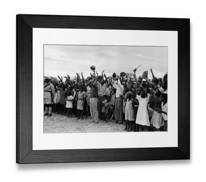 Framed Print : African Crowd Framed Print : African Crowd