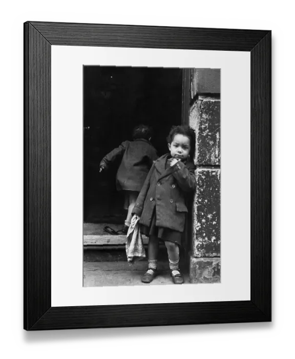 Framed Print : Child In Doorway
