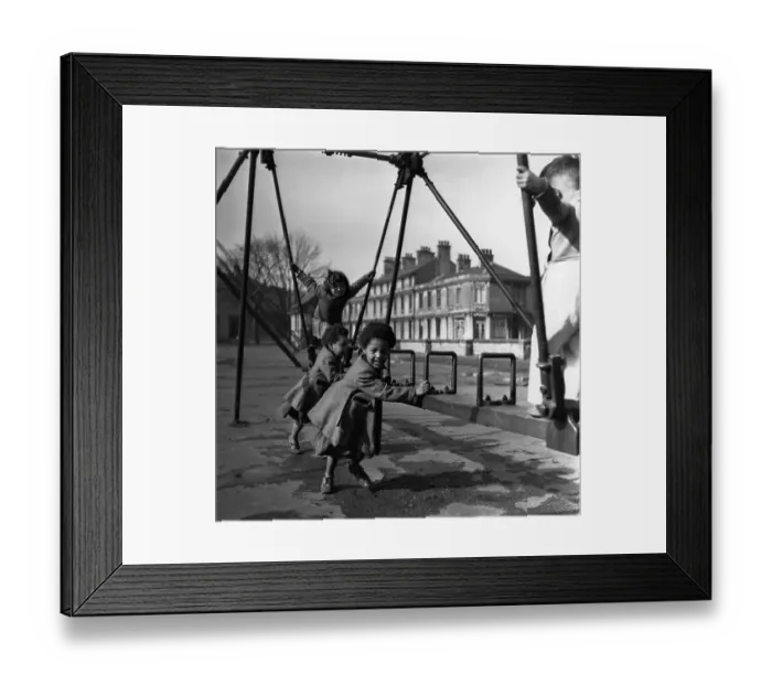 Framed Print : Swinging. 22nd April 1950: An ethnic mix of Arab, Somali, West African, West Indian Framed Print : Swinging. 22nd April 1950: An ethnic mix of Arab, Somali, West African, West Indian