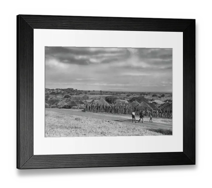 Framed Print : Village In Bechuanaland Framed Print : Village In Bechuanaland