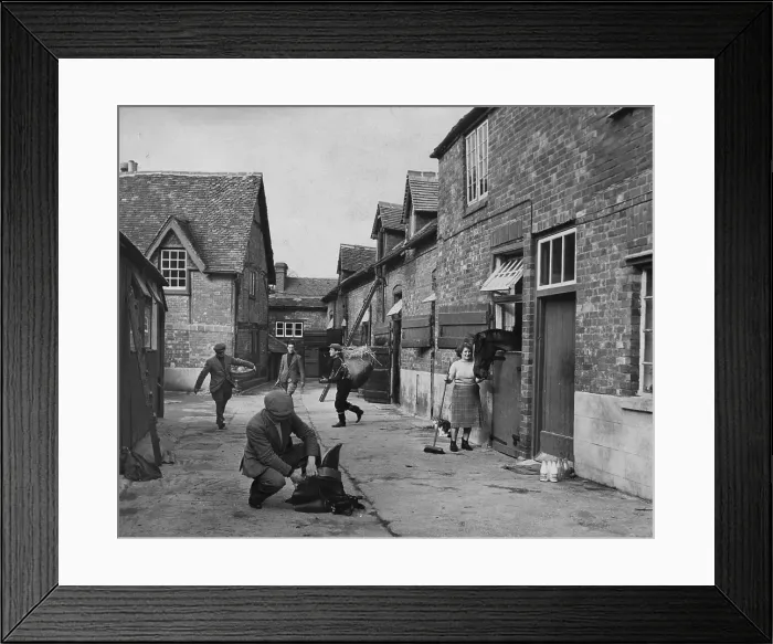 Framed Print : Stable Yard Framed Print : Stable Yard
