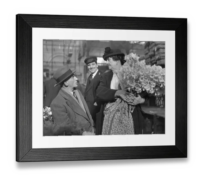 Framed Print : Market Daffs Framed Print : Market Daffs
