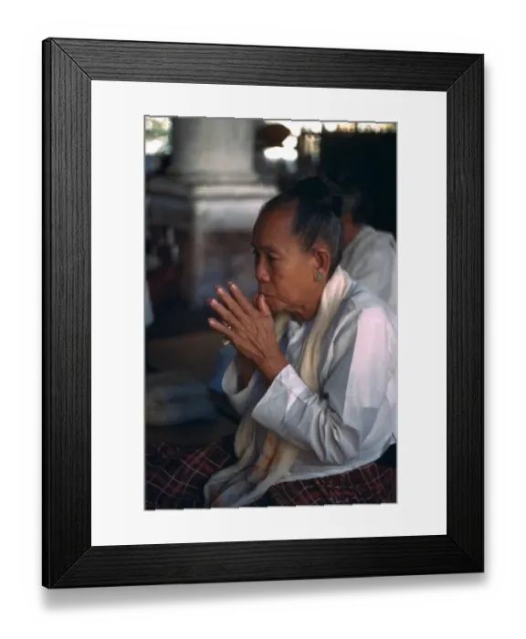 Framed Print : Woman Praying Framed Print : Woman Praying