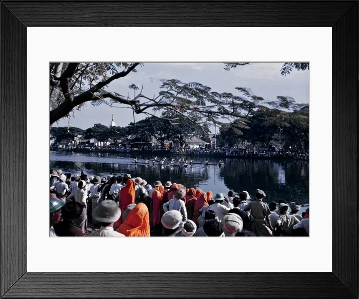 Framed Print : Rangoon Boat Race Framed Print : Rangoon Boat Race