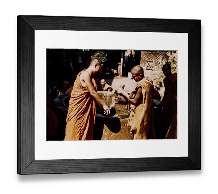 Framed Print : Buddhist Monks Framed Print : Buddhist Monks