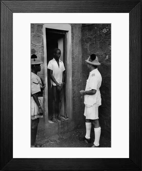 Framed Print : Guards And Prisoner Framed Print : Guards And Prisoner