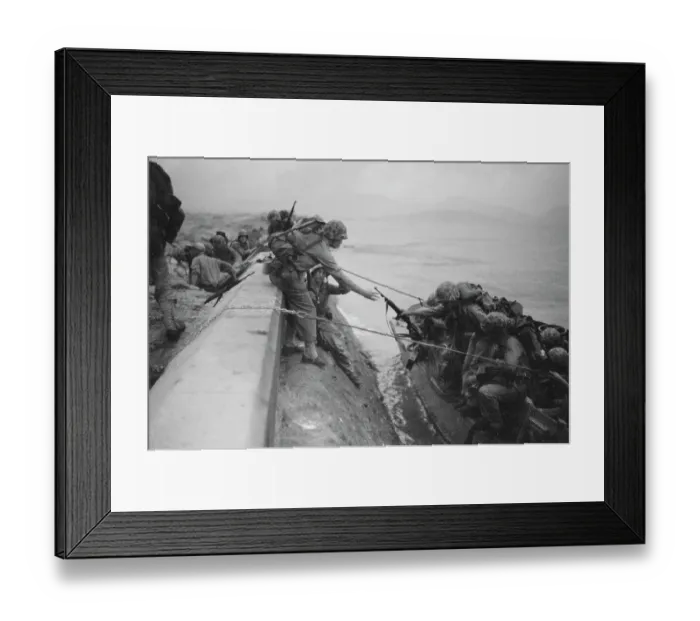 Framed Print : Marines Landing