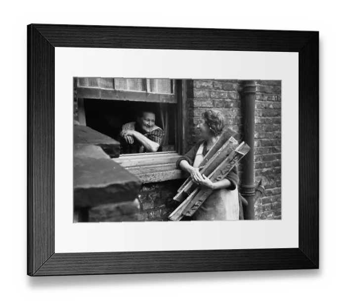 Framed Print : Women At Wapping Framed Print : Women At Wapping