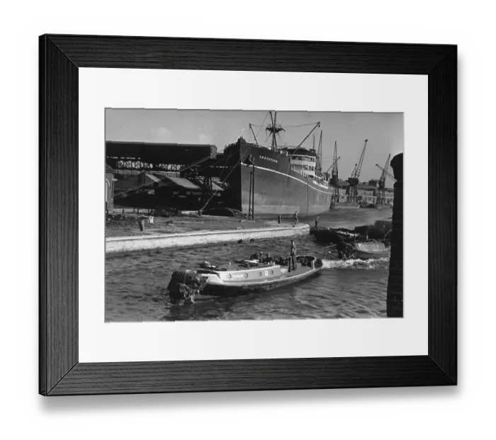 Framed Print : London Dock Framed Print : London Dock