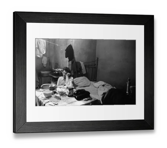 Framed Print : Woman In Slum Framed Print : Woman In Slum