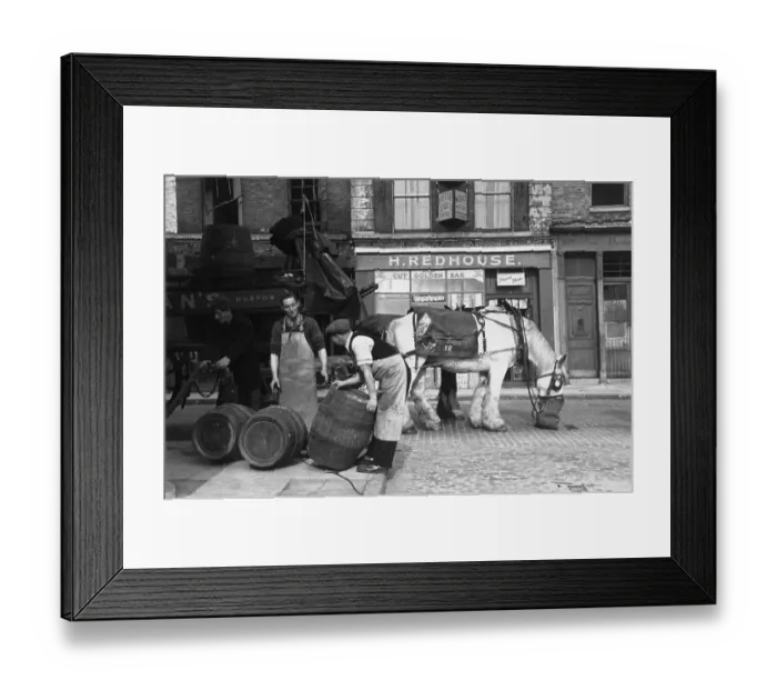 Framed Print : Unloading Ale Framed Print : Unloading Ale