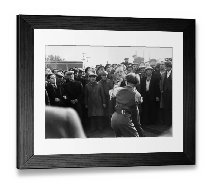 Framed Print : Fighting Dockers Framed Print : Fighting Dockers