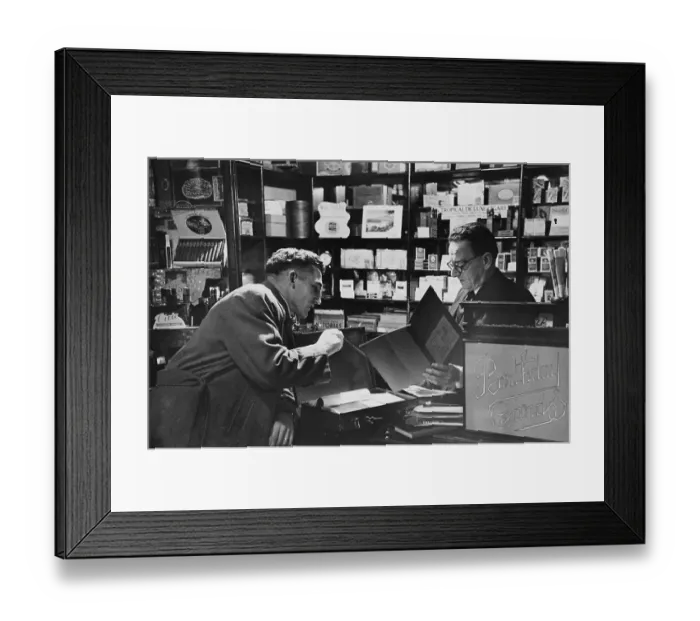 Framed Print : Footballer And Salesman Framed Print : Footballer And Salesman