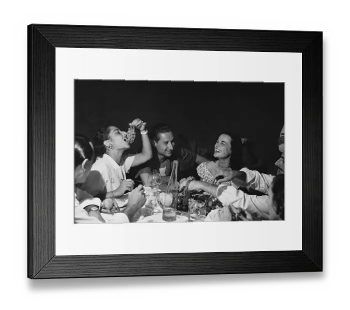 Framed Print : Italian Party