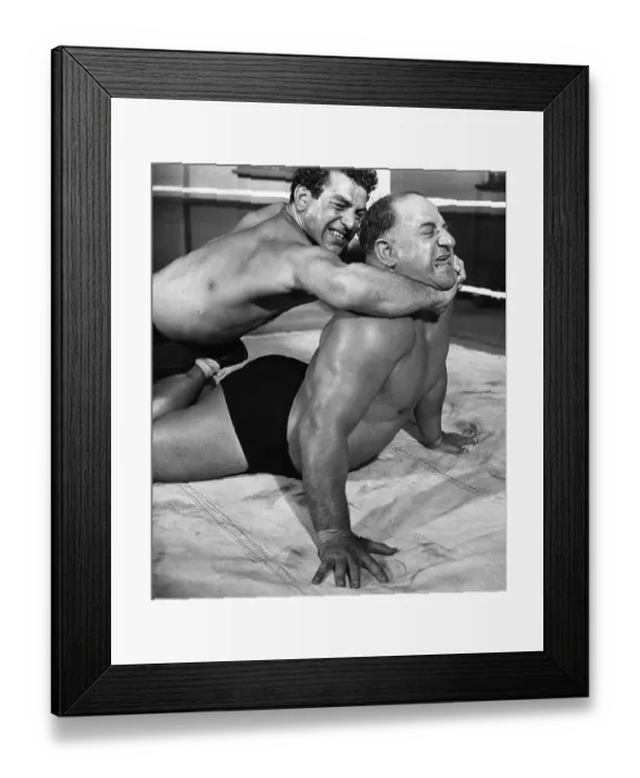 Framed Print : Wrestling Action Framed Print : Wrestling Action