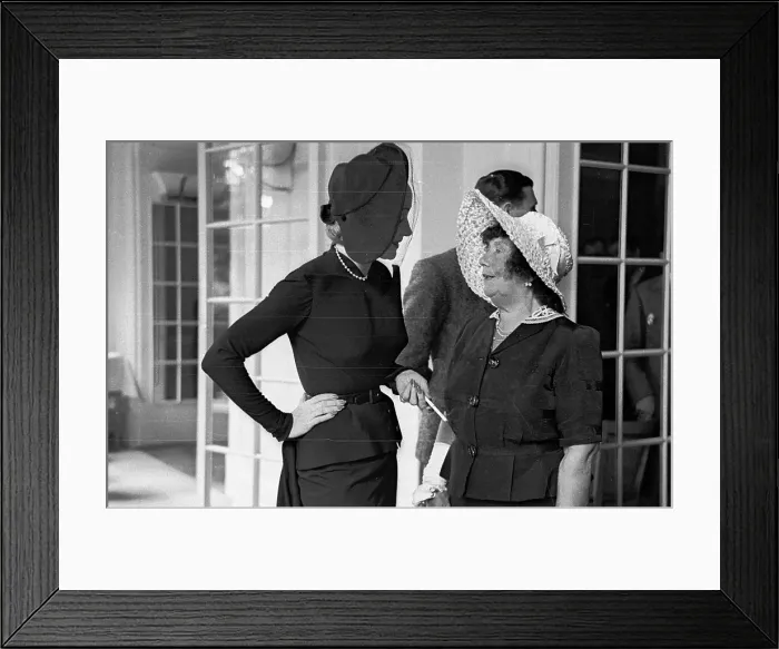 Framed Print : Dietrich And Critic Framed Print : Dietrich And Critic