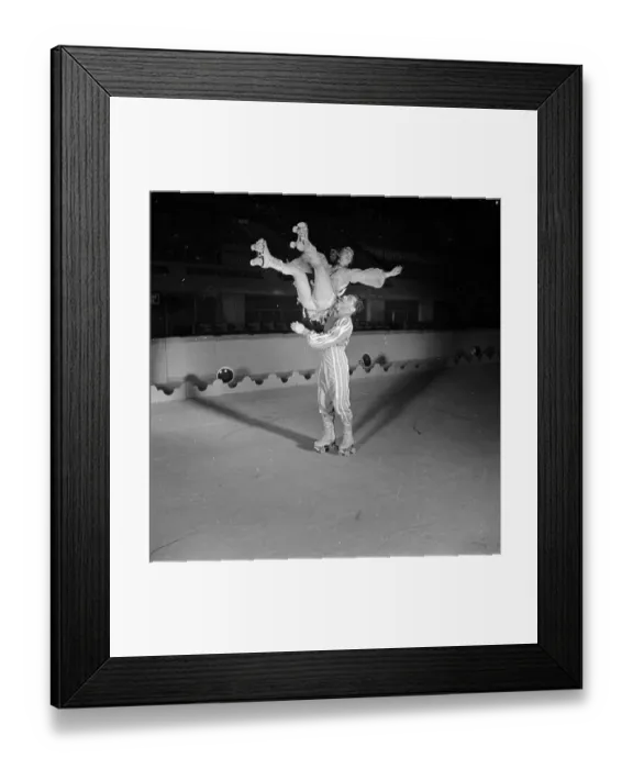 Framed Print : Dancing On Skates