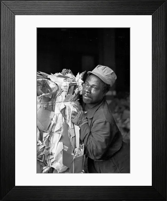 Framed Print : A Paper Baler Framed Print : A Paper Baler