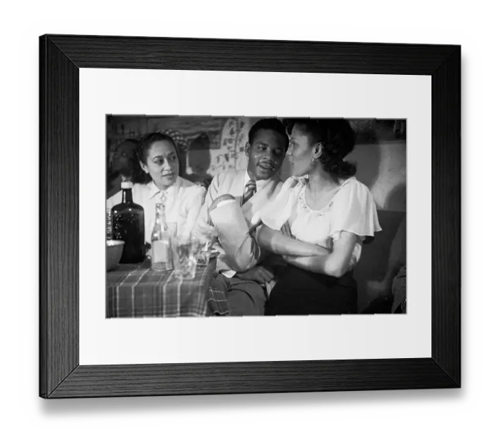 Framed Print : Bar Conversation Framed Print : Bar Conversation