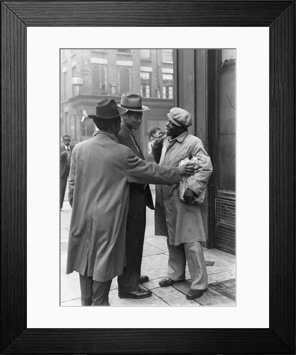 Framed Print : Street Chat Framed Print : Street Chat