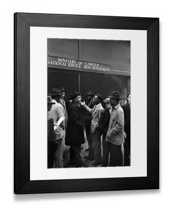 Framed Print : Dole Queue Framed Print : Dole Queue