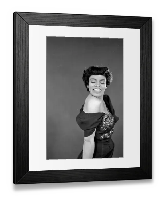 Framed Print : Revue Singer