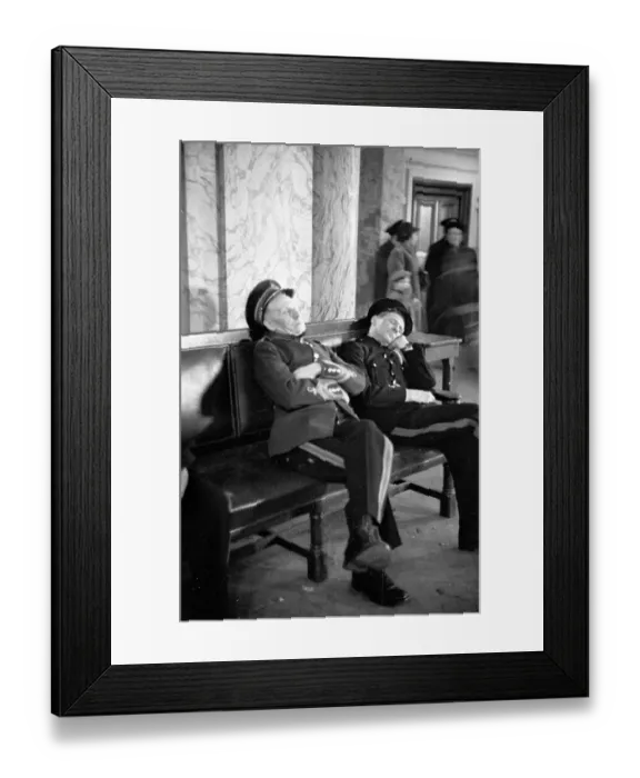 Framed Print : Sleeping Bandsmen Framed Print : Sleeping Bandsmen