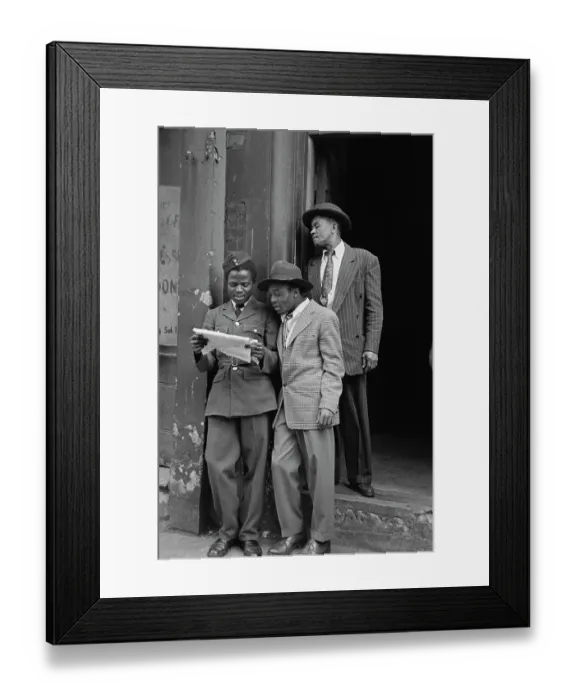 Framed Print : African RAF Man