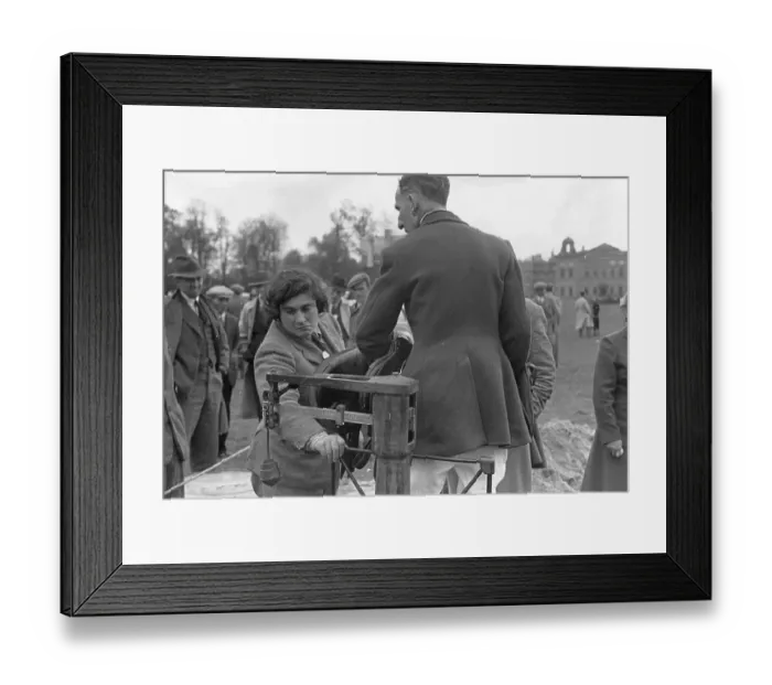 Framed Print : Weighing The Jockey Framed Print : Weighing The Jockey