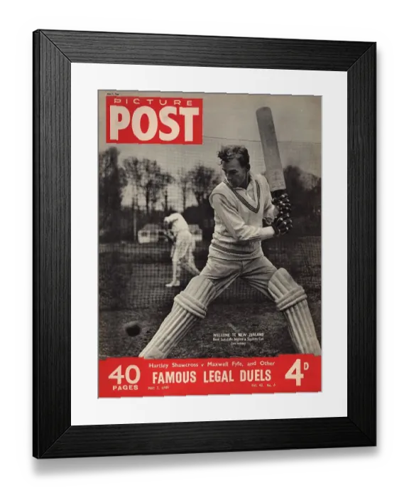 Framed Print : Bert Sutcliffe
