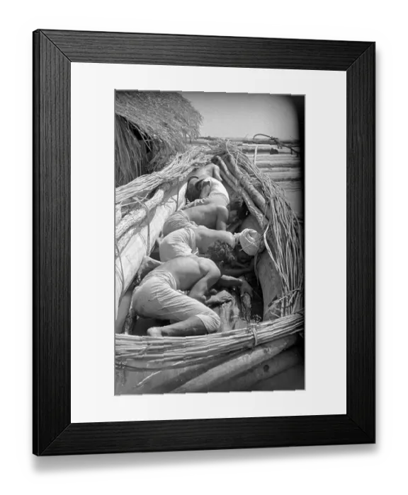 Framed Print : Boat Shelter Framed Print : Boat Shelter