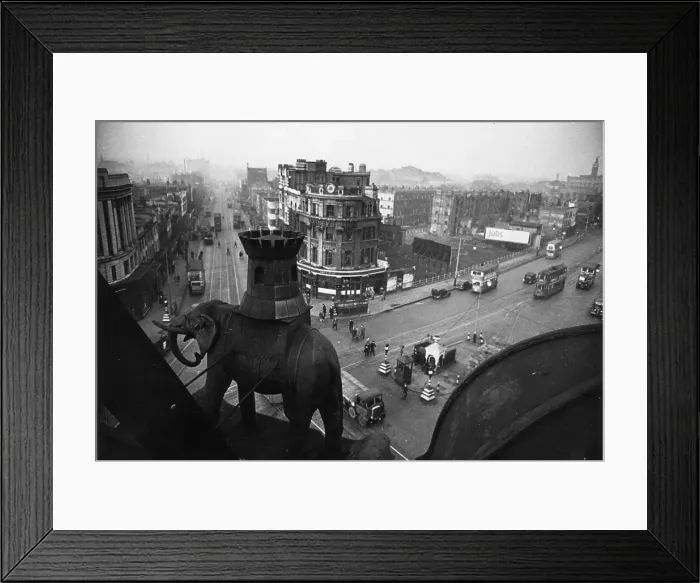 Framed Print : Elephant And Castle Framed Print : Elephant And Castle