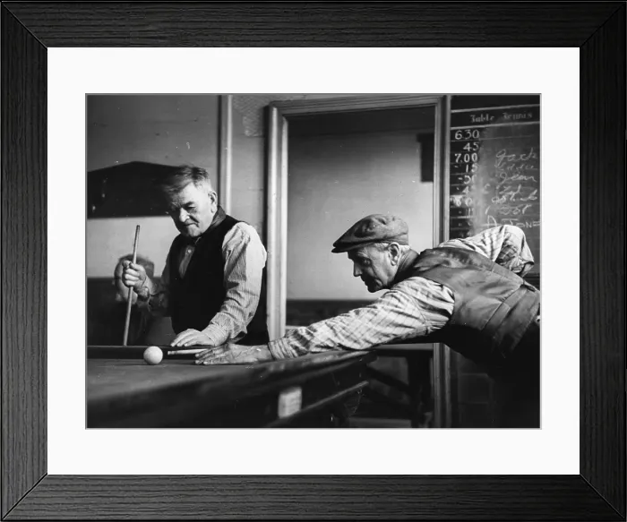 Framed Print : Playing Pool Framed Print : Playing Pool