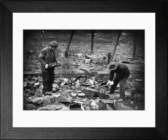 Framed Print : Bomb Rubble Framed Print : Bomb Rubble