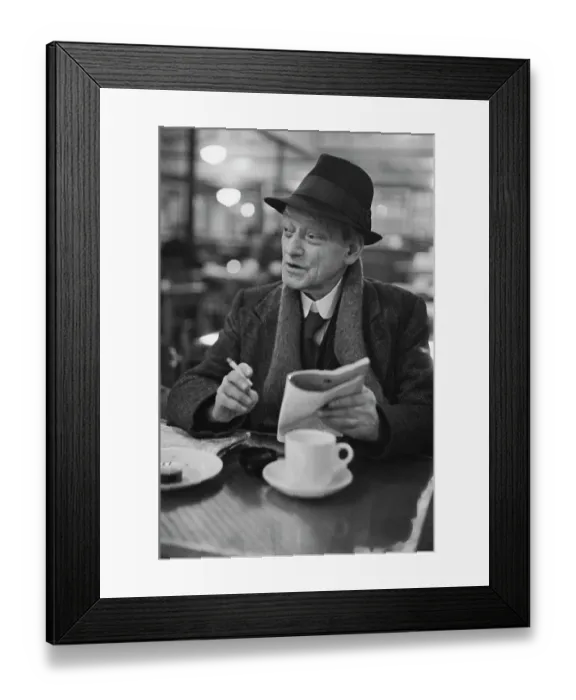 Framed Print : Cafe Society Framed Print : Cafe Society
