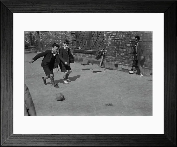 Framed Print : Children of the Windsor Street County School Framed Print : Children of the Windsor Street County School