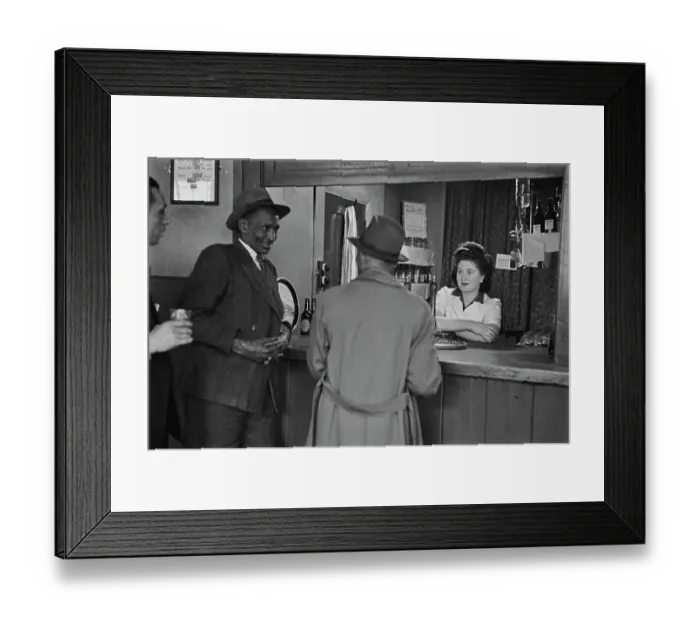 Framed Print : At The Counter Framed Print : At The Counter