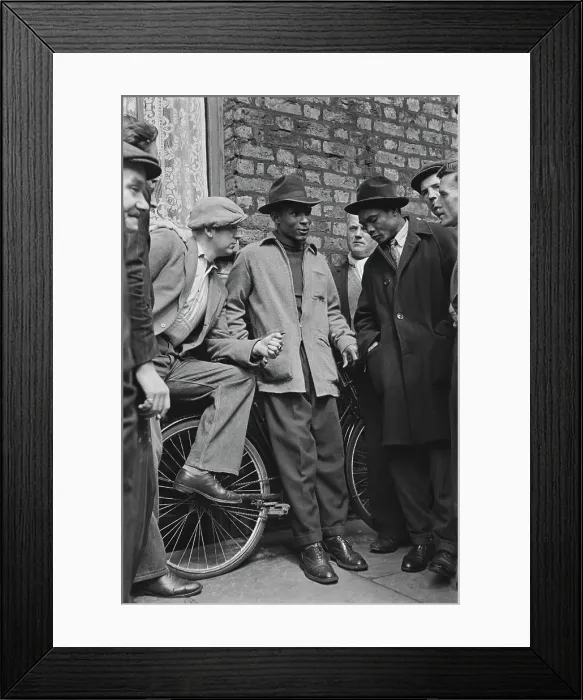 Framed Print : Street Talk Framed Print : Street Talk