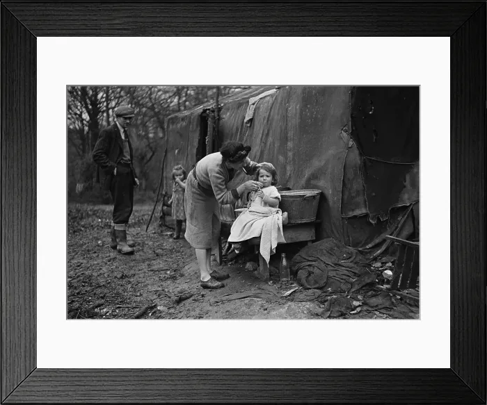 Framed Print : New Forest Tent Dwellers Framed Print : New Forest Tent Dwellers