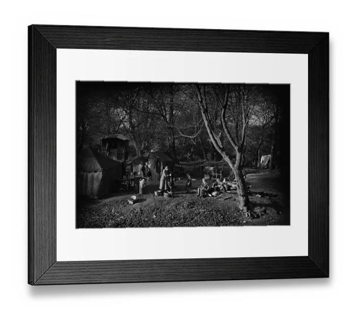 Framed Print : New Forest Encampment Framed Print : New Forest Encampment