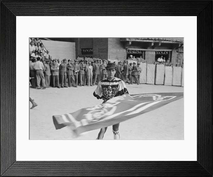 Framed Print : Palio Flag-Bearer Framed Print : Palio Flag-Bearer