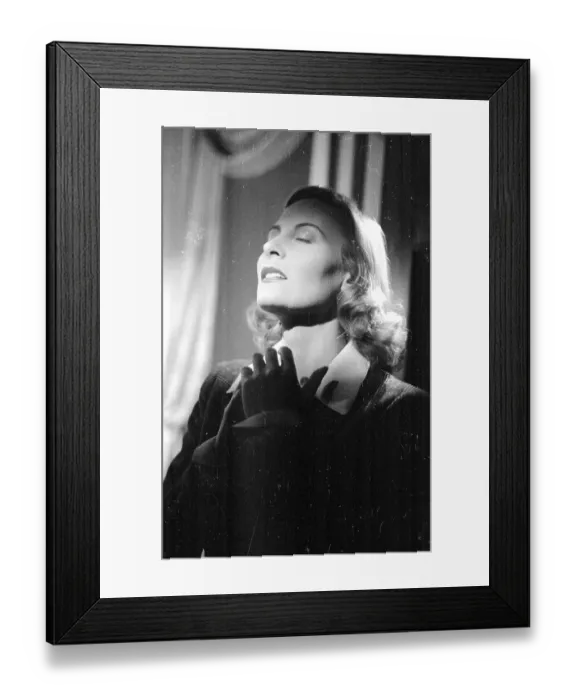 Framed Print : Michele Morgan Framed Print : Michele Morgan