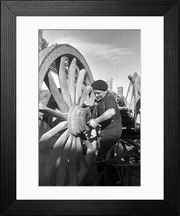 Framed Print : Cart Wheel Framed Print : Cart Wheel