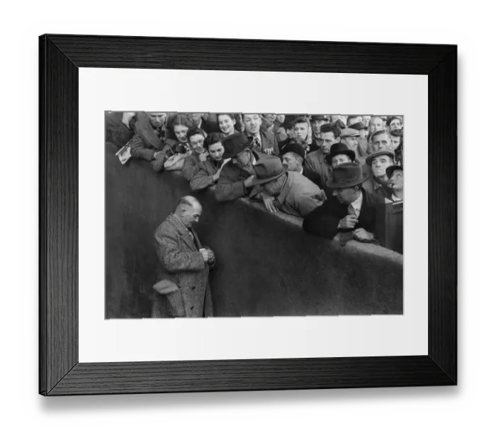 Framed Print : Football Supporters Framed Print : Football Supporters