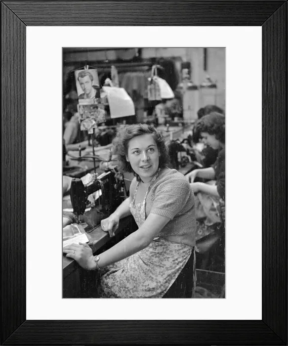 Framed Print : Textile Worker Framed Print : Textile Worker