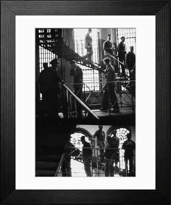 Framed Print : Strangeways Prisoners Framed Print : Strangeways Prisoners