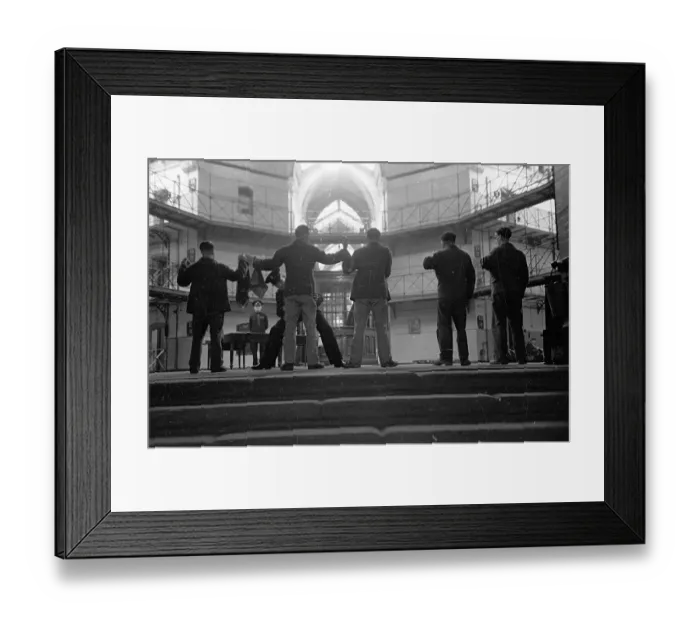 Framed Print : Prison Rub-Down Framed Print : Prison Rub-Down