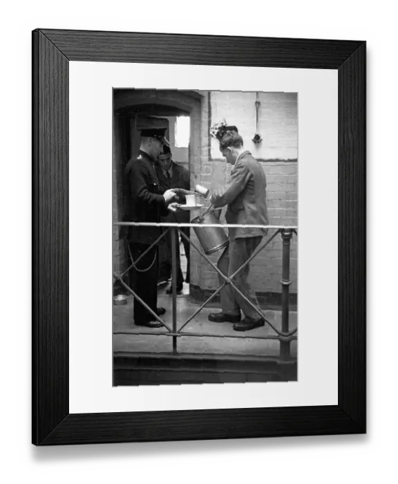 Framed Print : Prison Meal