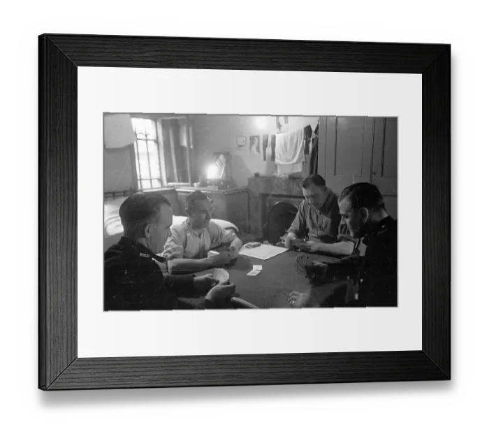 Framed Print : Prison Card Game Framed Print : Prison Card Game