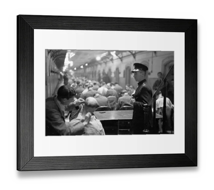 Framed Print : Prison Haircut Framed Print : Prison Haircut